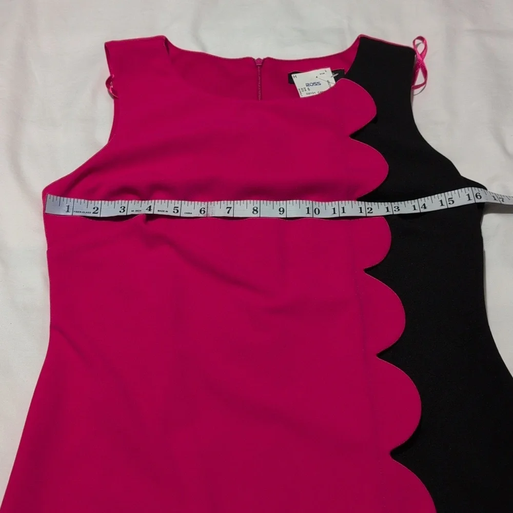 GLAMOUR women's Pink/Black dress. - Picture 5 of 9